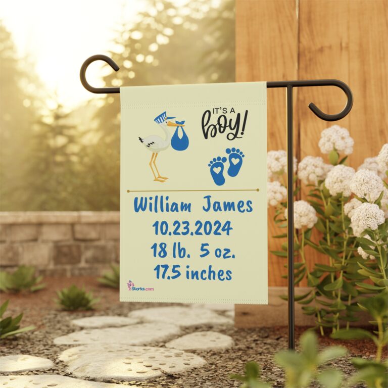It's a Boy Welcome Banner - Personalized - Image 10