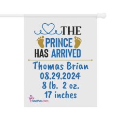The Prince Has Arrived Welcome Banner - Personalized
