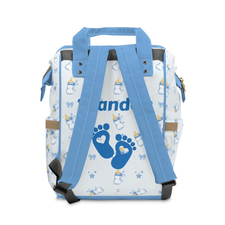 Personalized Multifunctional Diaper Backpack for Boys - Image 2