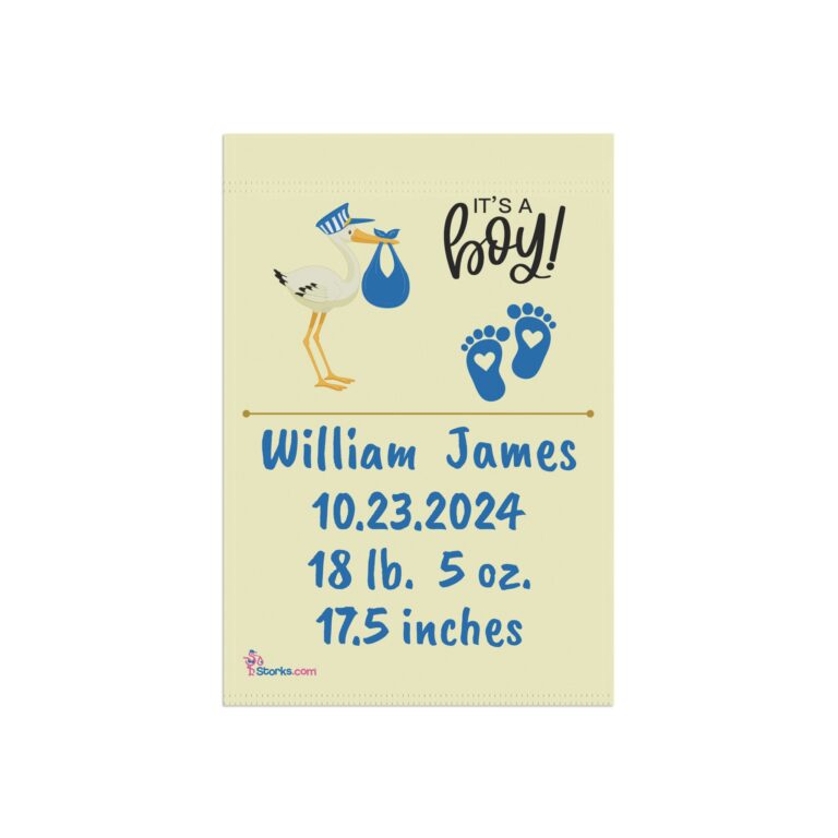It's a Boy Welcome Banner - Personalized - Image 9