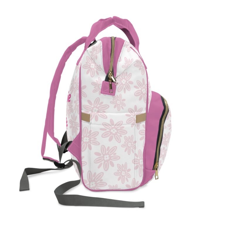 Personalized Multifunctional Diaper Backpack for Girls - Image 4