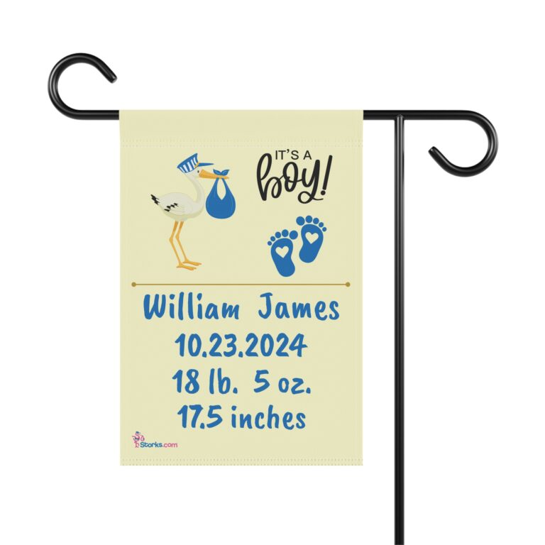 It's a Boy Welcome Banner - Personalized - Image 8