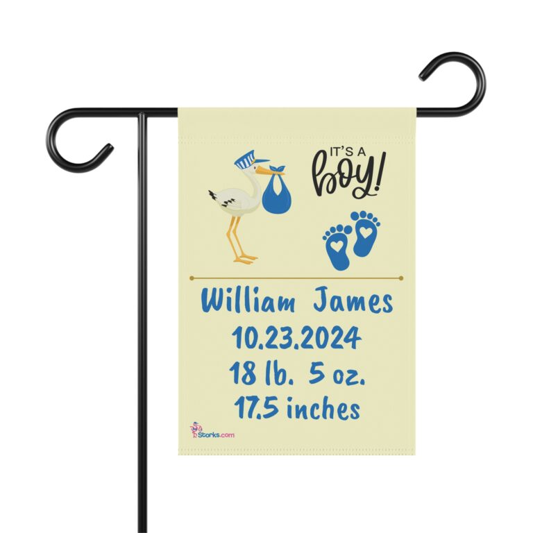 It's a Boy Welcome Banner - Personalized - Image 7