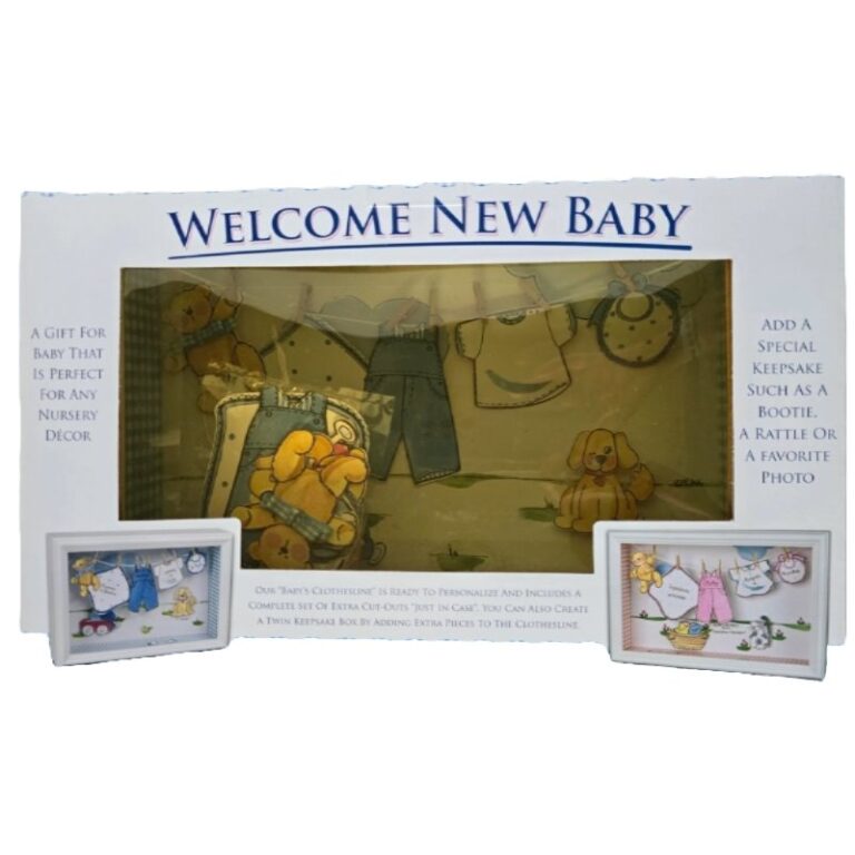 Clothesline Shadowbox for Boys - Image 2