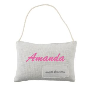 Personalized Sweet Dreams Hang Pillow Girls