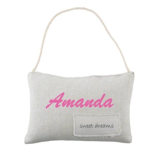 Personalized Sweet Dreams Hang Pillow Girls