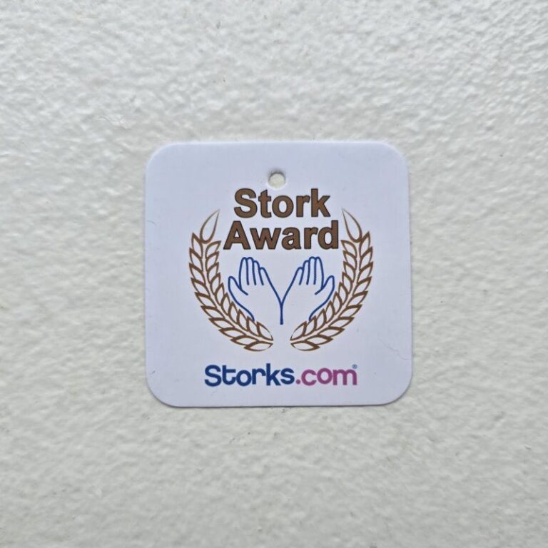 Stork Award Tag