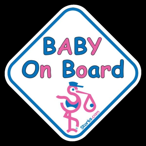 Baby On Board BOB6125 on Black