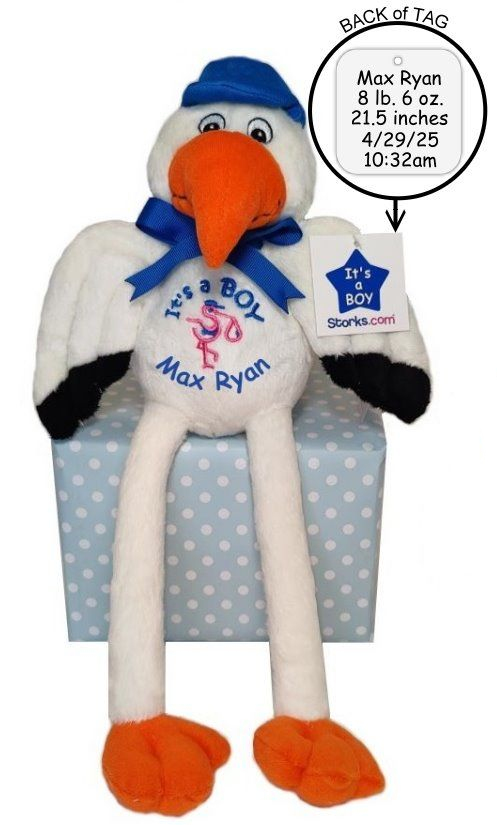 Plush Stork Boy STRK0001