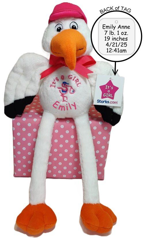 Plush Stork Girl STRK0002
